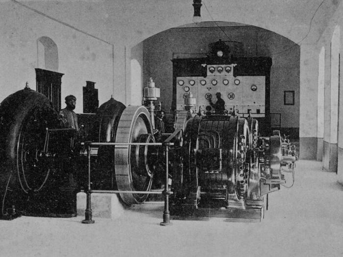  1902 interni della centrale dei Boaleti