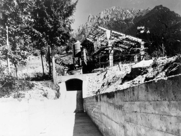 anni '50 costruzione Centrale di Castelpietra