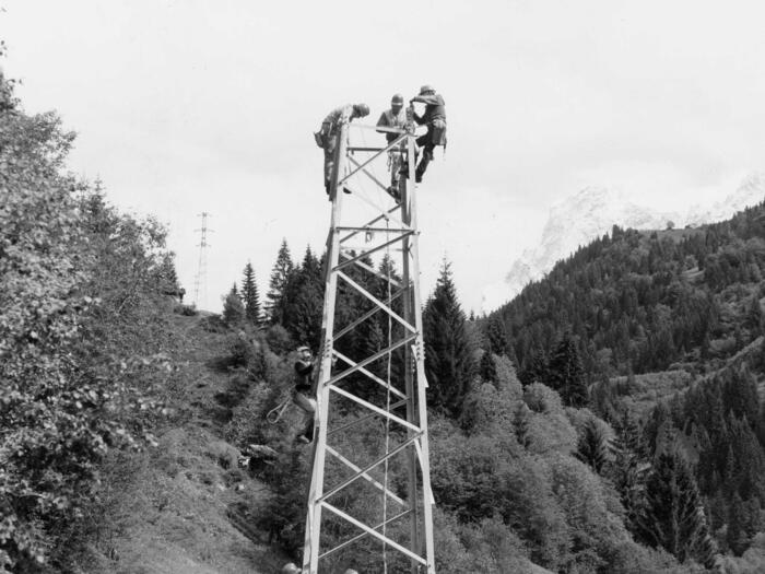 anni ottanta lavori su linee elettriche