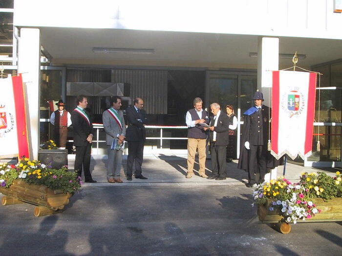 2003 inaugurazione della centrale di Teleriscaldamento di San Martino di Castrozza