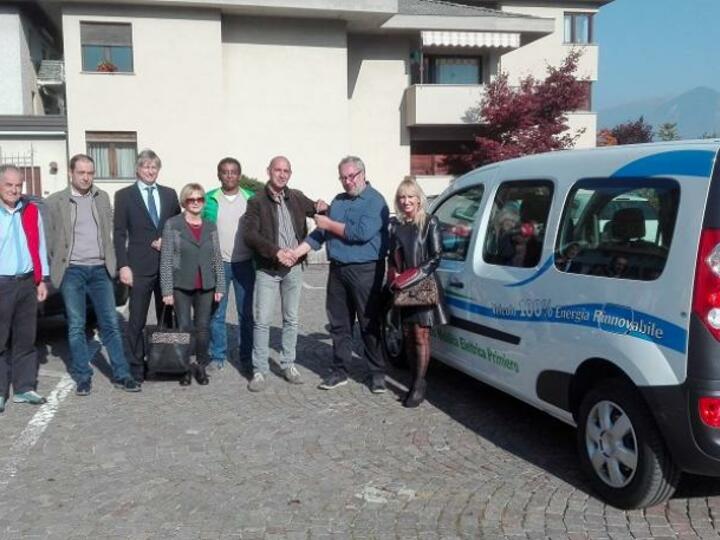 Auto elettrica al Comune di Cinte Tesino